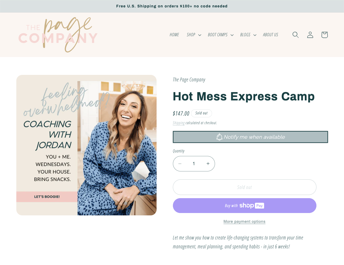 The Page Company Hot Mess Express